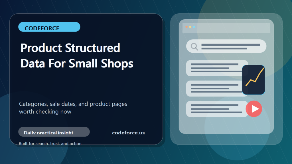 Product Structured Data: A Quick Check For Small Online Shops